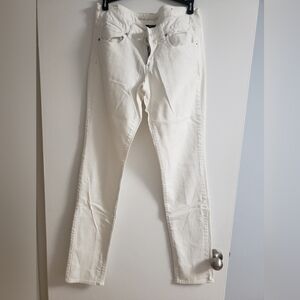 White Skinny Jeans (size 6 Long)